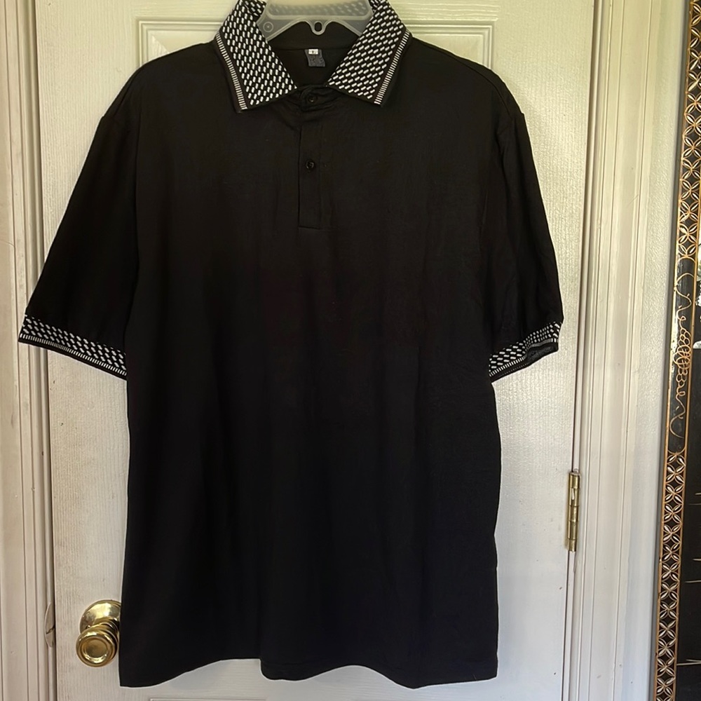 SHEIN Mens black polo